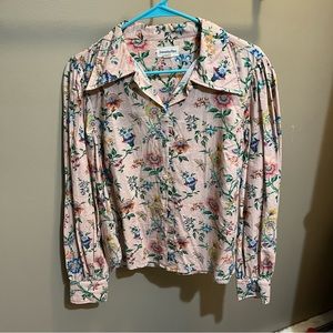 Samantha pleet flower blouse